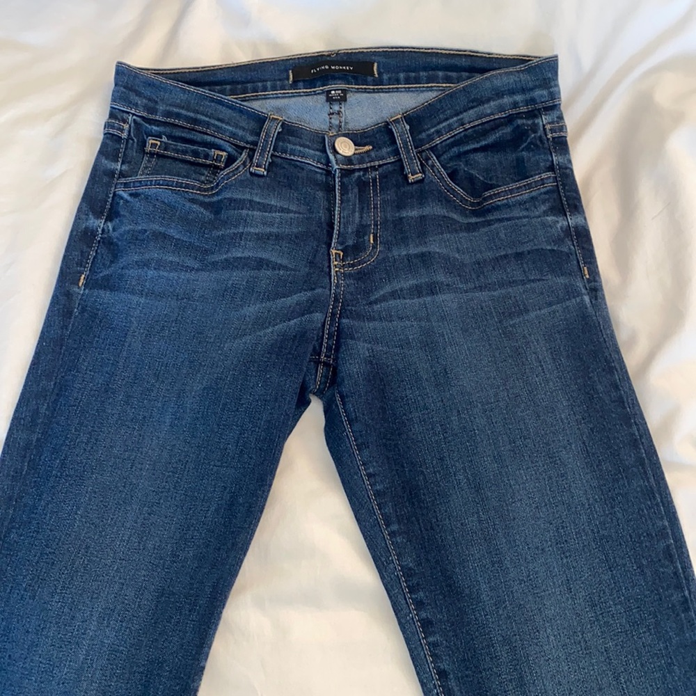 Flying Monkey darker wash skinny jegging jeans